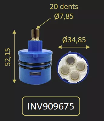 CARTOUCHE DEBIT INVERSEUR POUR 909CR675 - PAINI R�f. INV909675