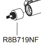 Cartouche inverseur - Jacob Delafon R&eacute;f. R8B719NF