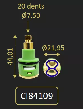 CARTOUCHE INVERSEUR DU 84CR109 OU 84PZ109 - PAINI R�f. CI84109