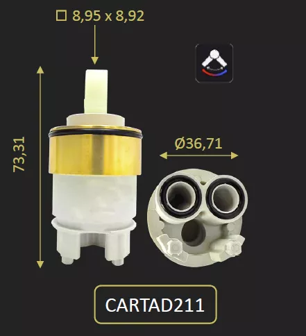 CARTOUCHE POUR ADCR211 ADCR205 OU ADCR306 - PAINI R�f. CARTAD211