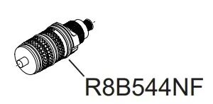 Cartouche thermostatique - Jacob Delafon R&eacute;f. R8B544NF (SUIVI)