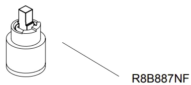 Cartouche thermostatique - JACOB DELAFON r&eacute;f. R8B887NF