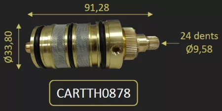 CARTOUCHE THERMOSTATIQUE - PAINI R&eacute;f. CARTTH0878