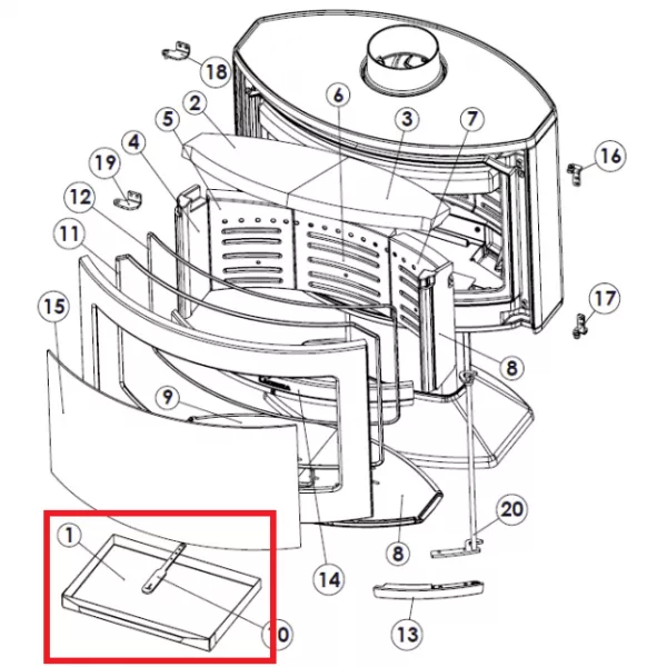 Cendrier - LACUNZA r�f. 5028900001