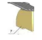 Chamotte de fond sup&eacute;rieure gauche - GODIN R&eacute;f. CP2101 (SUIVI)