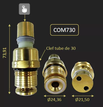COMMUTATEUR MARCHE ARRET POUR 730CR030TH - PAINI R�f. COM730