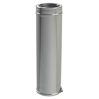 Conduit isol� inox �80/130mm double paroi DUOTEN longueur 500mm - TEN R�f. 502088