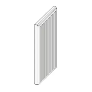C�t� anterieur droit/gauche en Alutec - MCZ (Cadel-FreePoint-Red) R�f.42050043
