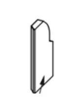C�t� de foyer droite en Alutec - SUPRA R�f. 38688 (SUIVI)