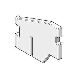 C&ocirc;t&eacute; droit en Alutec&reg; - MCZ (Cadel-FreePoint-Red) R&eacute;f.41150900700