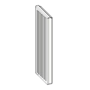 C�t� post�rieur droit/gauche en Alutec - MCZ (Cadel-FreePoint-Red) R�f.42050044