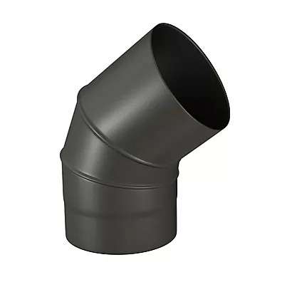 Coude &agrave; secteur 60/72&deg; &Oslash;139 M/F noir mat - TEN R&eacute;f. 342435