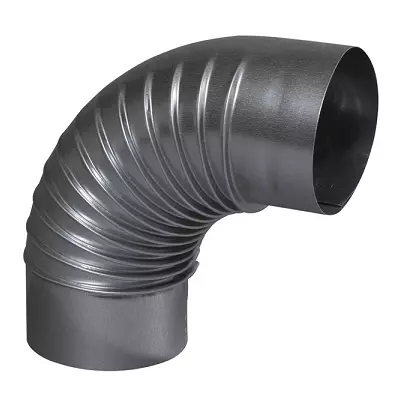 Coude pliss� 90� alumini� �125mm - TEN R�f. 372125