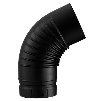 Coude pliss� �130 M/F 65� �maill� noir mat - Poujoulat r�f. 56130932