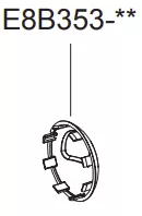 Coupelle chrom�e - Jacob Delafon R�f. E8B353-CP