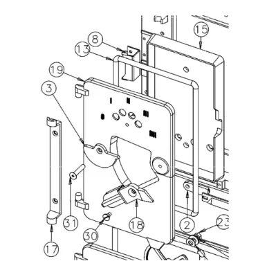 CRAPAUDINE PORTE CHARGEMENT FOYER CHATELAINE ET ARPEGE - GODIN R�f. 12838675353 (STOCK)