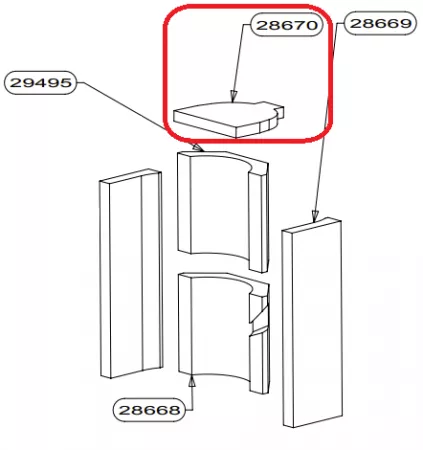 D&eacute;flecteur - SUPRA R&eacute;f. 28670