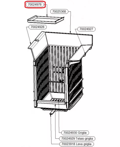 D�flecteur - Thermorossi R�f. 70024978