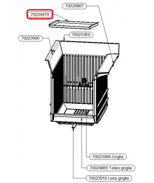 D�flecteur - Thermorossi R�f. 70024979