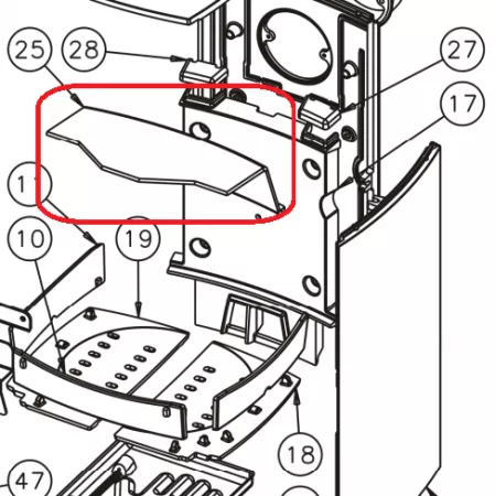 DEFLECTEUR 388110 - GODIN R&eacute;f. 10131388110053