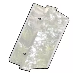 Deflecteur air secondaire - MCZ (Cadel-FreePoint-Red) R�f.4D242140023