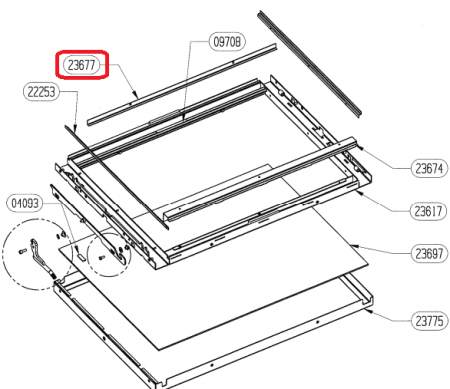 Deflecteur avant de vitre - SUPRA R&eacute;f. 23677