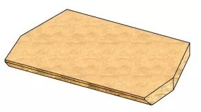 D&eacute;flecteur fum&eacute;es en Calorite - MCZ (Cadel-FreePoint-Red) R&eacute;f.41151103100