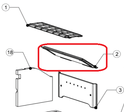 D�flecteur inf�rieur - SUPRA R�f. 45645 (SUIVI)