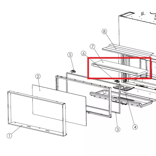 D�flecteur inf�rieur Itaca 120 - LACUNZA r�f. 5041600032