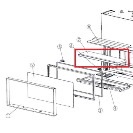 D&eacute;flecteur inf&eacute;rieur Itaca 120 - LACUNZA r&eacute;f. 5041600032