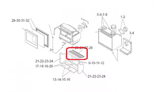 D�flecteur INIGO/ILDRI 60 - SAEY R�f. 8751600045