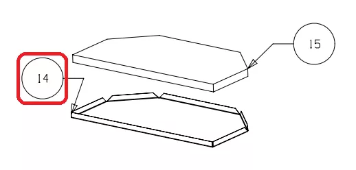 D�flecteur inox - SUPRA R�f. 38971