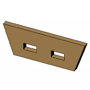 D&eacute;flecteur post&eacute;rieur en Calorite - MCZ (Cadel-FreePoint-Red) R&eacute;f.418008038