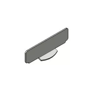 D&eacute;flecteur pot de combustion en acier inox AISI 310 L - MCZ (Cadel-FreePoint-Red) R&eacute;f.41401069930