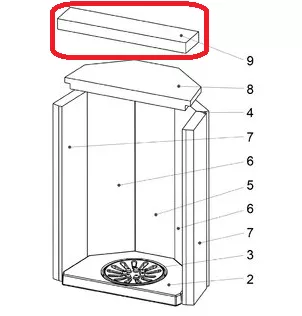 D�flecteur sup�rieur - SAEY R�f. 03.03.01.064B 2010 021