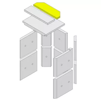 D&eacute;flecteur sup&eacute;rieur arri&egrave;re - HARK R&eacute;f. ETSTO0600042H