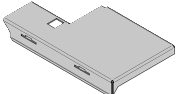 D�flecteur sup�rieur m�tal droit Studio 2 MK1.75 - STOVAX R�f. RVS-MEC11369 (SUIVI)