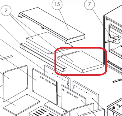 D&eacute;flecteur vermiculite (&agrave; l\'unit&eacute;) - INVICTA / DEVILLE R&eacute;f. 3000001333524