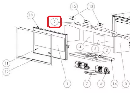Déflecteur vermiculite en 2 parties - LACUNZA 5040000900 (SUIVI)