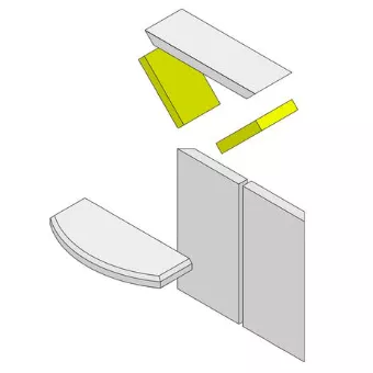 Demi-d&eacute;flecteur (droit ou gauche) - HARK R&eacute;f. ETSTO0601012C
