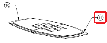 Demi-grille sole droite poêle SUPRA PAUL (SUIVI)
