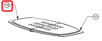 Demi-grille sole gauche poêle SUPRA PAUL (SUIVI)