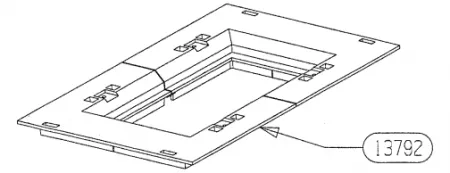Demi-sole fonte double face (à l\'unité) - SUPRA Réf. 13792PB