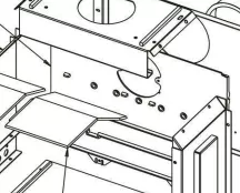 DERRIERE POELE REGENCE 3144 OU 3754 - GODIN R&eacute;f. 32401314400