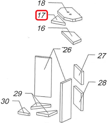 Deuxieme Deflecteur Avant - SUPRA R�f. 36700 (R�f�rence �puis�e)