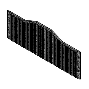Dosseret en fonte - MCZ (Cadel-FreePoint-Red) R�f.4130672A