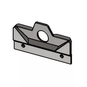 Dosseret en fonte avec vis de fixation - MCZ (Cadel-FreePoint-Red) R&eacute;f.43660090