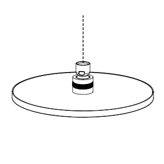 Douche de t&ecirc;te chrom&eacute;e ronde - Jacob Delafon R&eacute;f. E8B652-CP