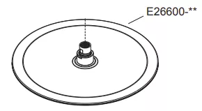 Douche de t&ecirc;te ronde M&eacute;tro Chrom&eacute; - Jacob Delafon R&eacute;f. E26600-CP