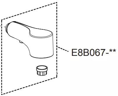 Douchette chrom&eacute;e (brillant) - Jacob Delafon R&eacute;f. E8B067-CP